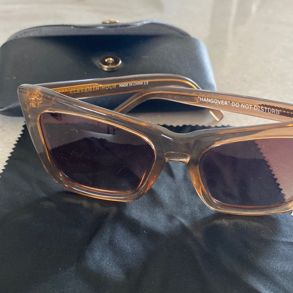 Eleventh hour sunglasses. Worn once.